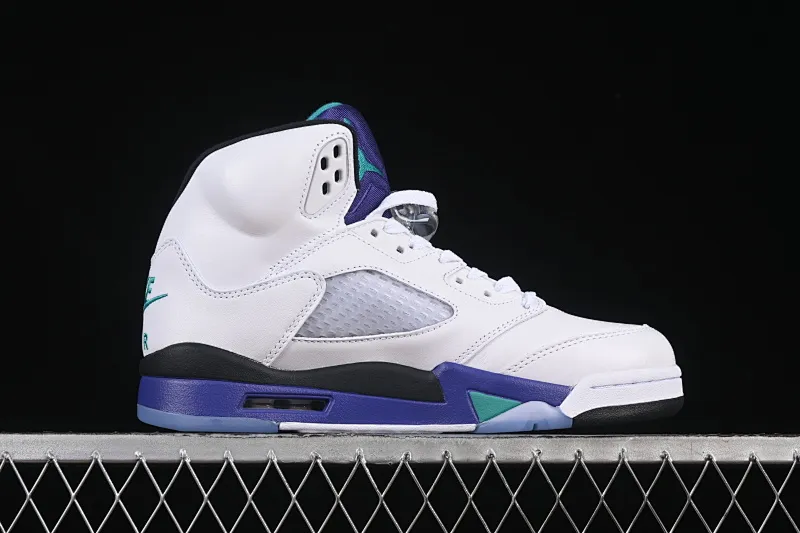 All categories Air Jordan Jordan series basketball shoes Air Jordan 5 L version Air Jordan 5 OG "Grape" AJ5 Joe 5 white grape first layer basketball shoes HQ7978-100